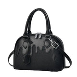 Drip Texture Elegance Handbag Premium Faux Leather Shoulder & Crossbody Tote for Women SparkelsSparkels
