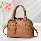 Drip Texture Elegance Handbag Premium Faux Leather Shoulder & Crossbody Tote for Women SparkelsSparkels