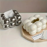 Ceramic Bubble Tissue Box HolderModern Home Décor