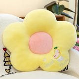 Adorable Daisy Plush Pillow Large Flower Seat Pad & Stuffed Toy Cushion for Girls
