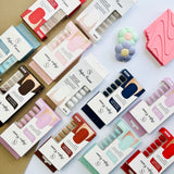 Plain Matte Press-On Nails for Girls