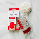 Plain Matte Press-On Nails for Girls