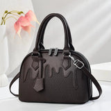 Drip Texture Elegance Handbag Premium Faux Leather Shoulder & Crossbody Tote for Women SparkelsSparkels
