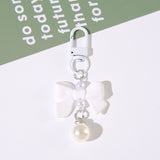 Butterfly Knot Resin Pendant CharmPhone Headset & Bag Accessory Keychain for Girls & Students