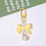 Butterfly Knot Resin Pendant CharmPhone Headset & Bag Accessory Keychain for Girls & Students