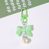 Butterfly Knot Resin Pendant CharmPhone Headset & Bag Accessory Keychain for Girls & Students