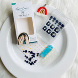 Crystal & Glitter Design Toe Nail Art Set