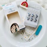 Crystal & Glitter Design Toe Nail Art Set