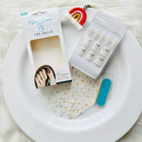 Crystal & Glitter Design Toe Nail Art Set