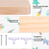 Cloud Wall Hanging Kids Bookshelf Child Room Toy Storage Display Stand Hanging Rack Wood Shelf Study Living Room Wall Decoration