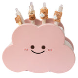 Festival Gift Resin Pen Holder Figurine Decorative Miniature Desk Organizer for Students & Office Desktop