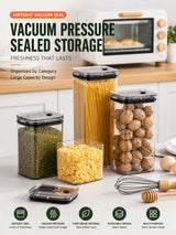 Vacuum Airtight Food Storage Container Multiple Sizes