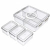 Multi Compartment Spice & Dry Food Storage Organizer Box