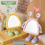 Cute Alien Vanity Makeup Mirror Kawaii Desktop Decorative Mirror for Kids & Girls