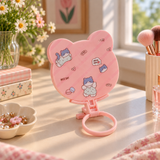 Cute Bear-Shaped Folding Pocket Mirror