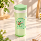 Kawaii Cartoon Insulated Tumbler with Lid & Carry Strap