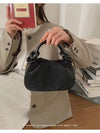 Woven Texture Mini Handbag with Crossbody Strap