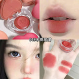 Heart Shaped Cream Blush with Mini Brush 2 in 1 Lip & Cheek Tint