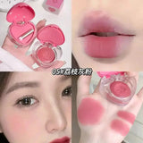Heart Shaped Cream Blush with Mini Brush 2 in 1 Lip & Cheek Tint SparkelsSparkels