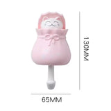 Lucky Cat Strong Sticky Hook Key Holder Wall coat Rack Sundries Organizer Accessories keychain Umbrella Storage Rack Home Decor