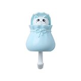 Lucky Cat Strong Sticky Hook Key Holder Wall coat Rack Sundries Organizer Accessories keychain Umbrella Storage Rack Home Decor