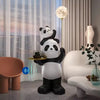 Giant Panda Floor Lamp with Moon Light, Tray & Bluetooth Speaker