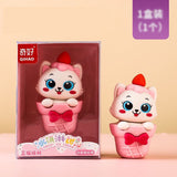 Cute Animal Ice Cream Eraser Cartoon Ice Cream Shaped Rubber Eraser for Kids & Students