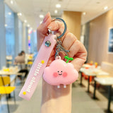 Cute Smile Cloud Keychain