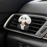 Cute Panda Car Air Vent Clip & Fridge Magnet Decoration