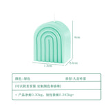3D Half Circle Arch Shape Scented Candle