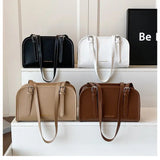 Minimalist Rectangular Shoulder Bag for Women Elegant PU Leather Crossbody Handbag SparkelsSparkels