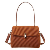 Women’s Elegant Pleated Shoulder & Crossbody Handbag Lightweight Fashion Tote Purse SparkelsSparkels