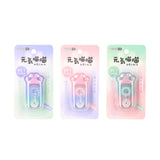 Mini Cat Paw Correction Tape Cute Pastel 5m Eraser Tape for School & Journaling