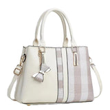 Luxury Bow Charm Ladies Handbag Premium PU Leather Shoulder & Tote Bag for Women SparkelsSparkels