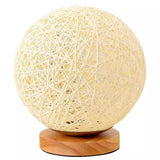 Rattan Ball Table Lamp