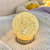 Rattan Ball Table Lamp