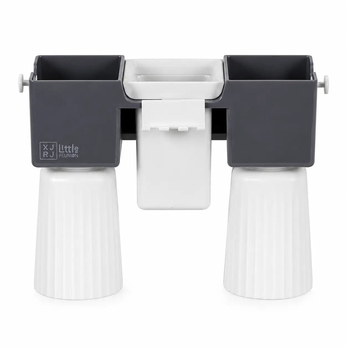Wall-Mounted Bathroom Organizer with Toothbrush Holders & Storage Cups