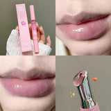 Peach Lip Essence Oil Hydrating Lip Glow & Plumping Nourishing Gloss Moisturizing Lip Care Treatment SparkelsSparkels