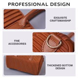 Women’s Pleated Mini Handbag Lightweight Crossbody Shoulder Bag with Top Handle Casual Chic Daily Purse SparkelsSparkels