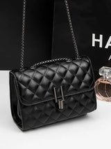 Luxury Quilted Chain Crossbody Bag for Women Elegant Small Shoulder Handbag SparkelsSparkels