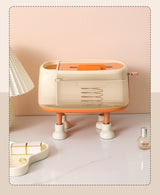 4pcs Cute Cartoon Diy Tissue Box & Mobile Holder