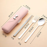 Portable Bowknot Travel Cutlery Set SparkelsSparkels