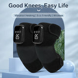 Rechargeable Heated Knee Massager with Vibration & Digital Display