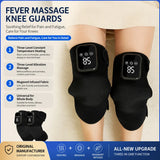 Rechargeable Heated Knee Massager with Vibration & Digital Display