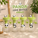 Cute Panda Fruit Infuser Water Bottle with Straw
