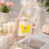 Cute Bow Portable Water Bottle with Strap