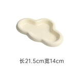 Creative Handmade Cloud Shape Ceramic Plate