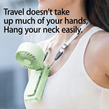 Portable Waist & Neck Fan 3000mAh Rechargeable 360° Rotatable Fan