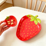 Strawberry Ceramic Serving Plate & Bowl Collection
