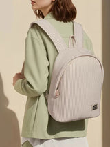 Minimalist Pleated Backpack for Women Lightweight Fashion Travel & Casual Daypack SparkelsSparkels